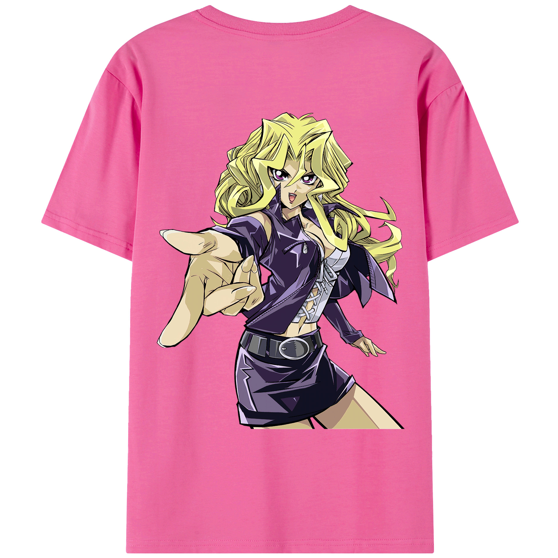 （画像用） 遊☆戯☆王 Yu-Gi-Oh! レディース半袖Tシャツ(バックプリント)